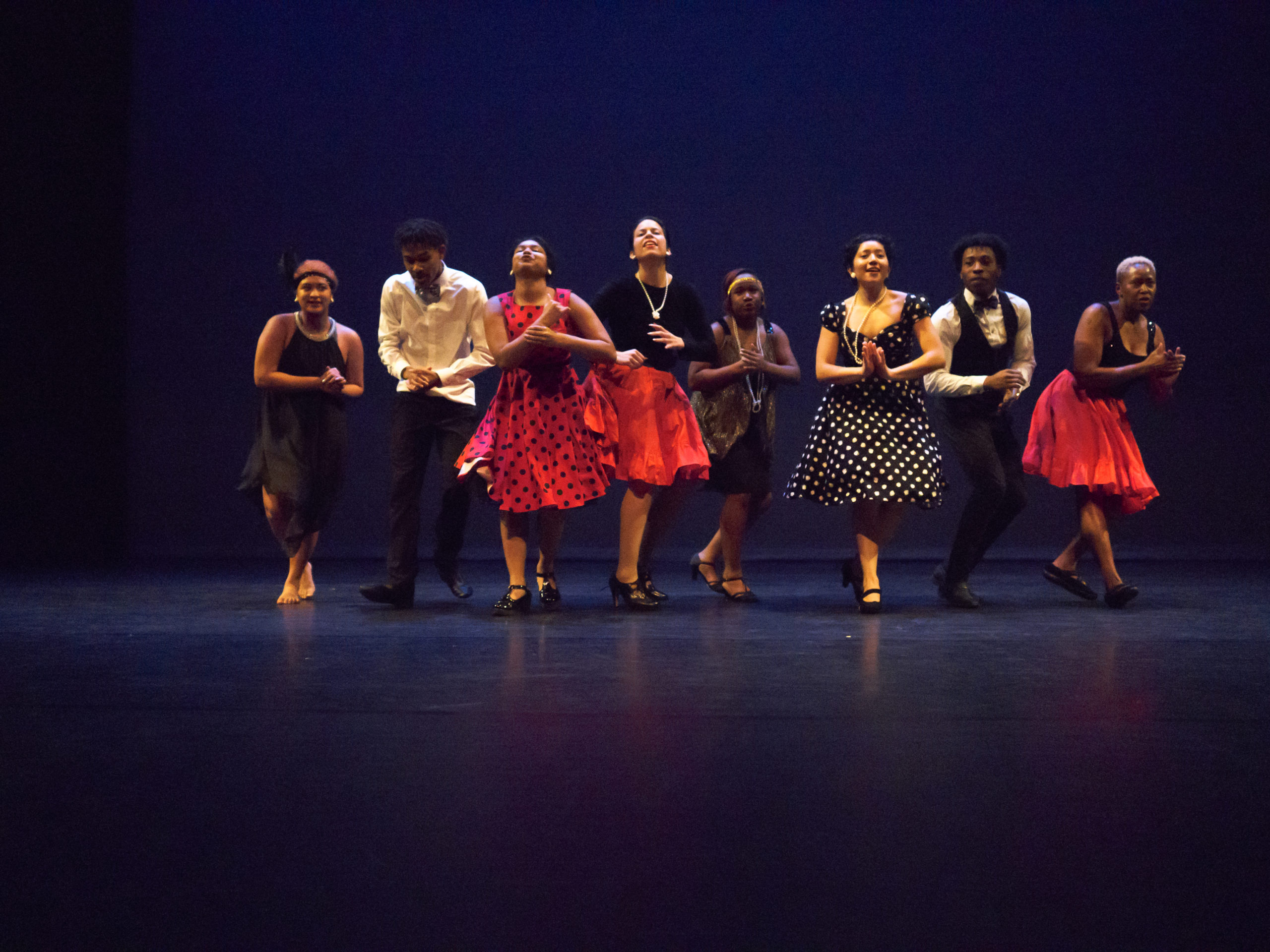 Les danseurs font leurs show !!!